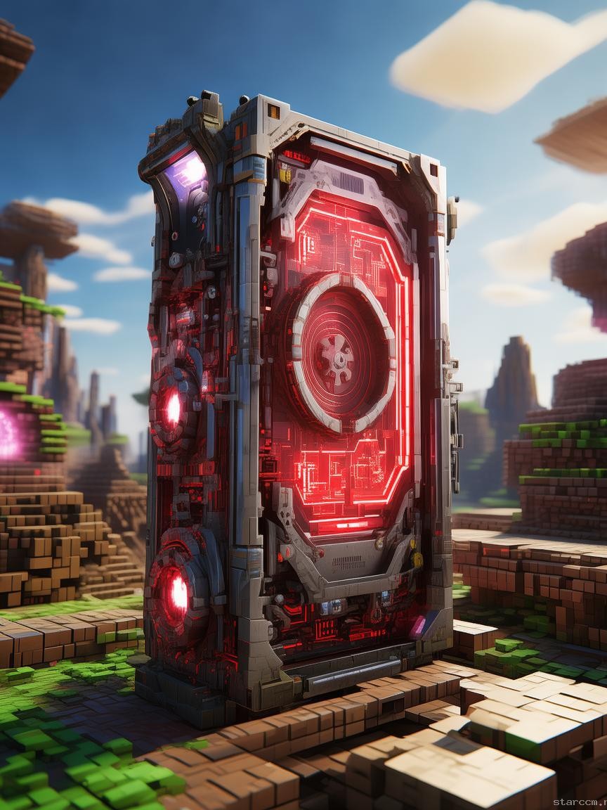 在Minecraft中构建未来：创意实现红石机械硬盘